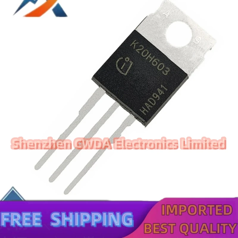 10PCS-20PCS  IKP20N60H3  TO-220 IGBT 600V 20A In Stock Can Be Purchased