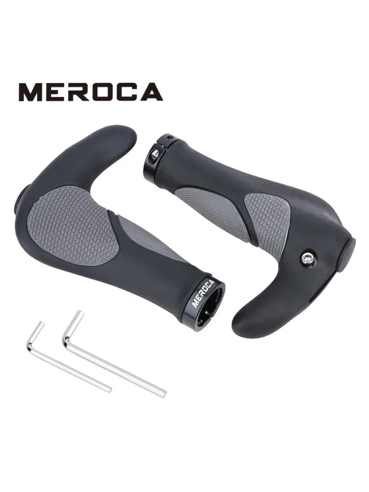 AliExpress MEROCA TPR Rubber Integrated Bicycle Grip Non-slip Riding Grips Mountain Bike Handlebar Casing Cycling Accessories