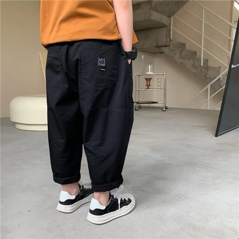 Boys Summer Pants New Fashion Casual Trousers Kids Loose Thin Long Pants Spring Autumn Clothing