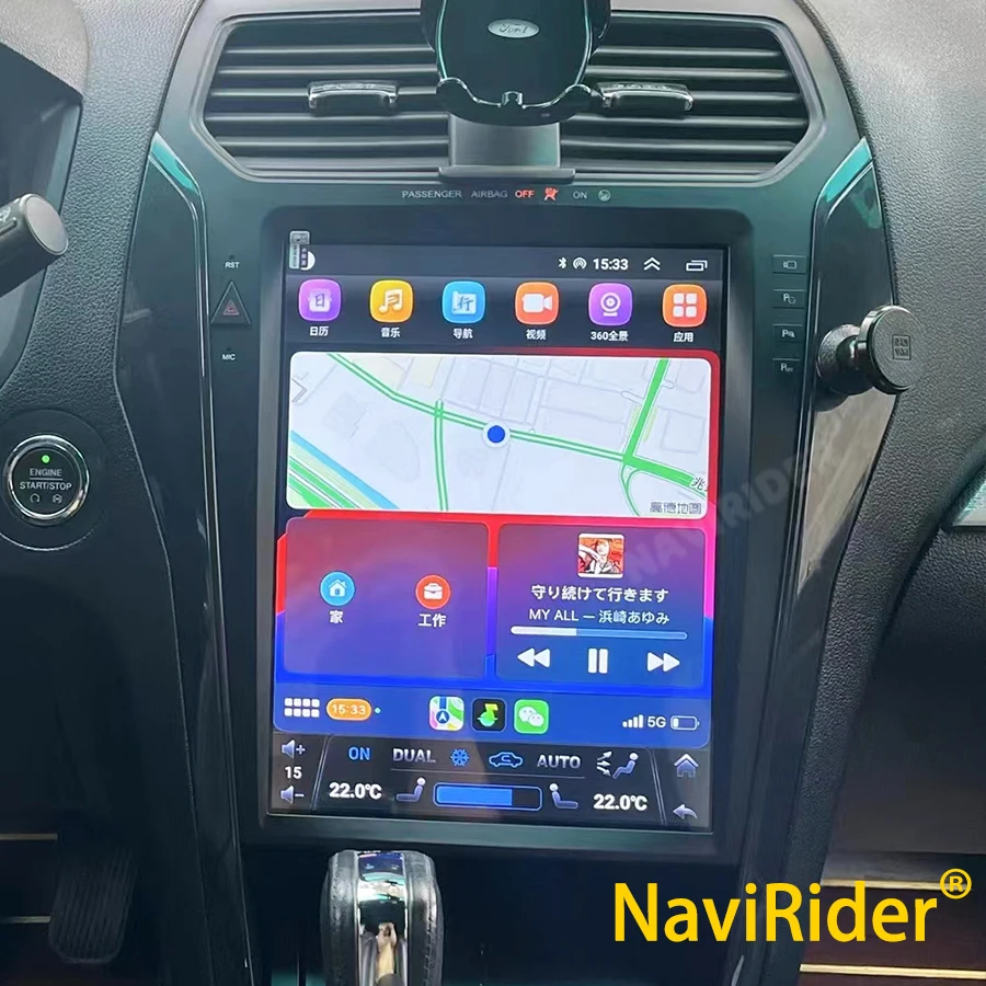 

12,1 дюймовый для Ford Explorer 2011- 2019 Android 13 автомобильный стерео сенсорный экран мультимедийный видеоплеер Carplay Авто WIFI DSP GPS Navi