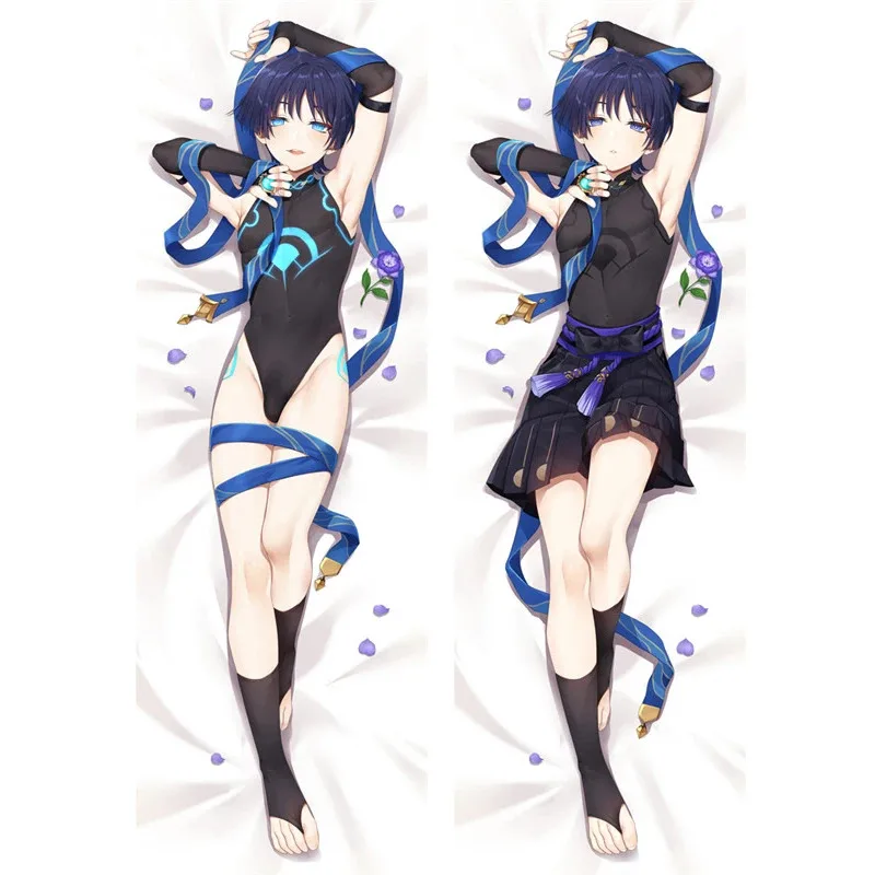 

Аниме косплей странник косплей наволочка для тела Kunikuzushi персиковая кожа обнимающая наволочка Scaramouch длинная наволочка XMAS 72-й