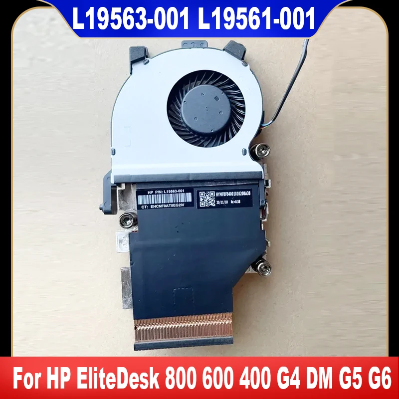 L19563-001 L19561-001 Original For HP EliteDesk 800 600 400 G4 DM G5 G6 Cooling Fan Heatsink Cooler Fan Radiator High Quality