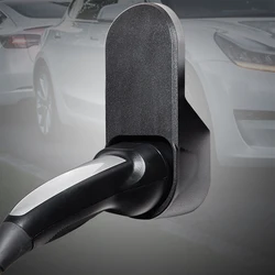 Charger Plug Holder for Tesla Model3/X/S/Y Electric Vehicle Car Charging Plug Extra Protection Wallmounted Cable Organizer