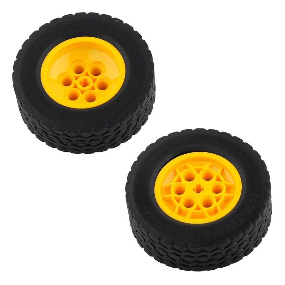 4PCS Wheel 32019 86652 Car Tires Technology Bulk Parts Compatible with Legoeds Small Pellets MOC Bricks Building Blocks