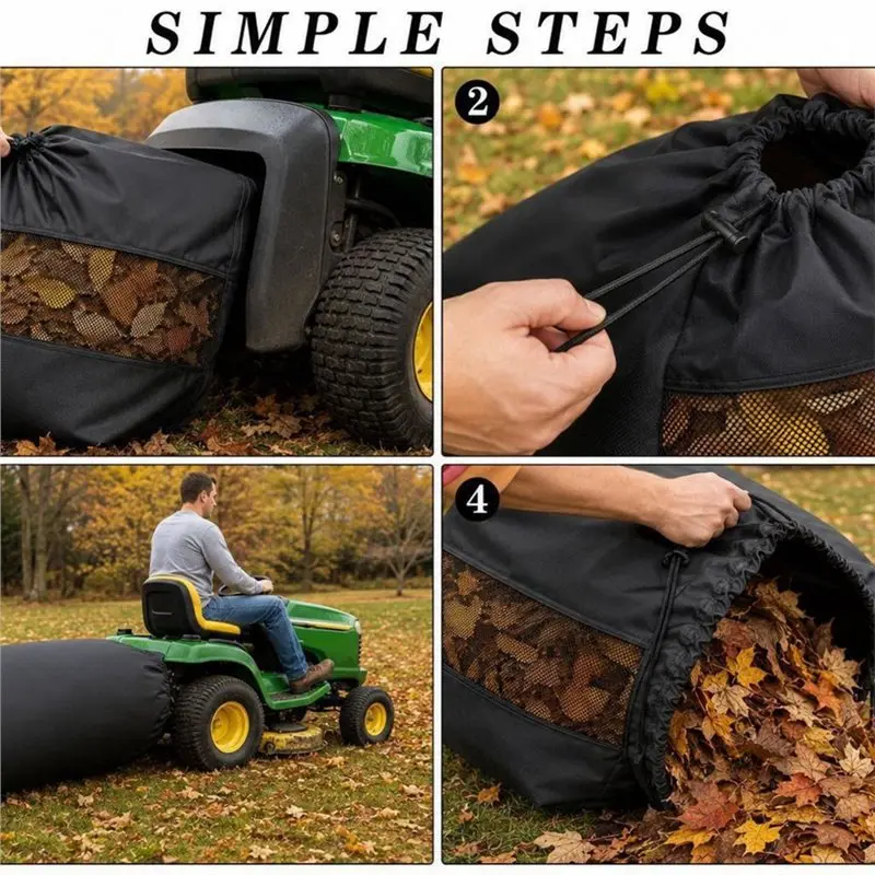 Hot-Lawn Tractor Leaf Bag With Breathable Bottom For Yard Lawn