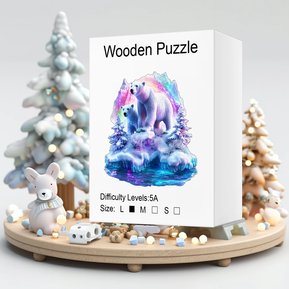 ألغاز الصور المقطوعة الخشبية للبالغين - موضوعات خيالية فريدة من نوعها (الكنز، الحيوان، المناظر الطبيعية) - ألغاز خشبية ممتازة لديكور المنزل #6