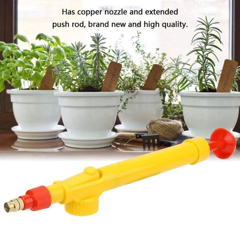 1-5PCS Adjustable Beverage Bottle Spray Pull Out Type Watering Nozzle Watering Can Pressure Atomizing Nozzle Gardening Tools