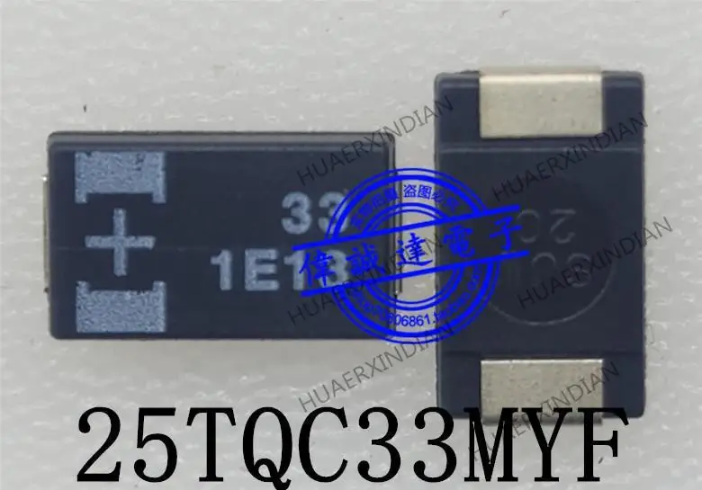 Nowy oryginalny druk 25TQC33MYF 33 33uF ± 20% 25 V Zapewnienie jakości