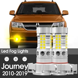 Canbus LED Fog Light Lamp 2pcs Accessories For Dodge Journey 2010 2011 2012 2013 2014 2015 2016 2017 2018 2019