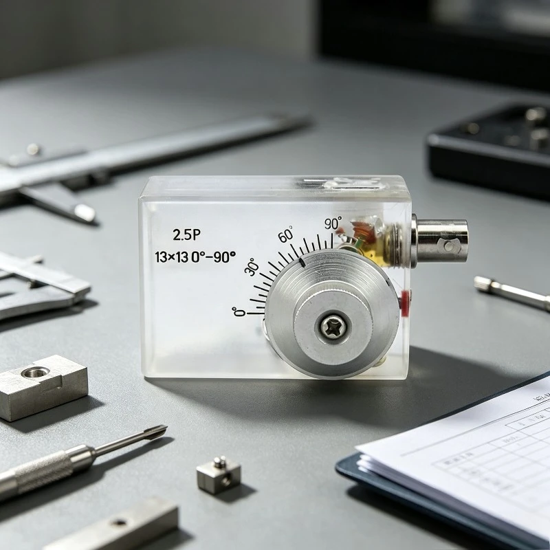 0-90 Degree Variable Angle Ultrasonic Angle/Straight Probe Shear Wave Transducer NDT Industrial Flaw Detector