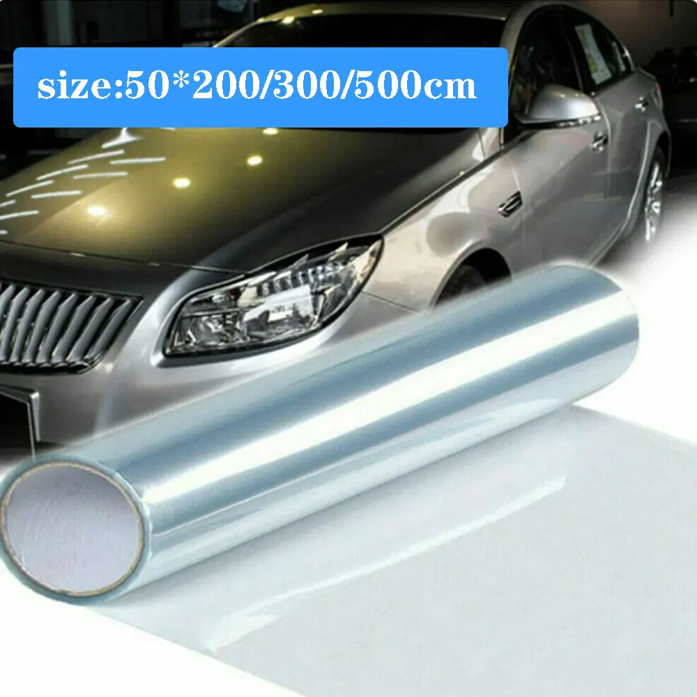 Car Glossy PPF Clear Protection Vinyl Film For Vehicle Paint Motorcycle Laptop Skateboard Wraps 3 Layers 50x100/200/300/500CM