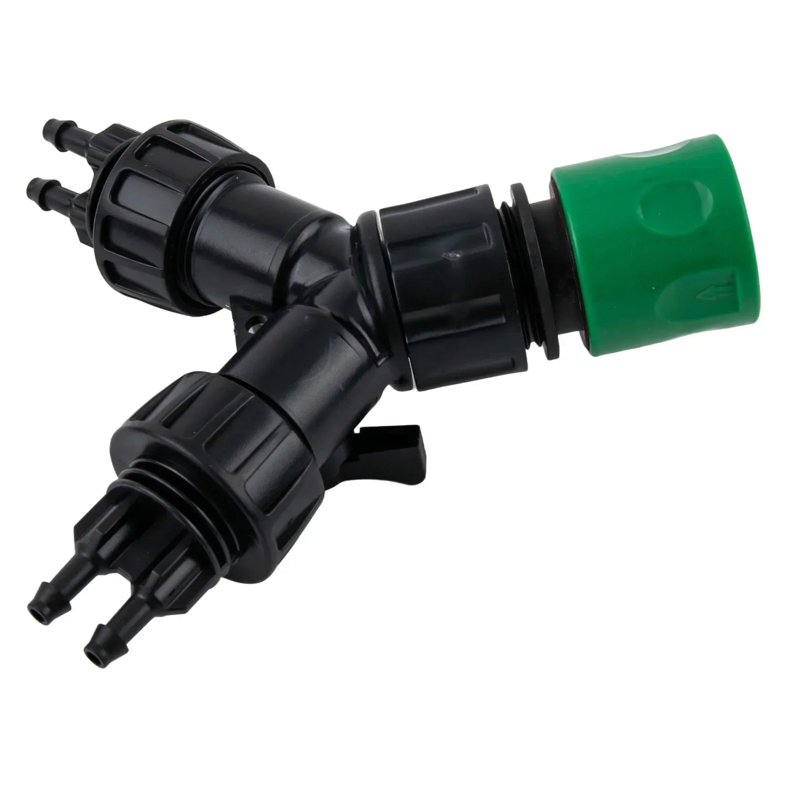 

4 Hoses Control Garden Irrigation Garden Tap Adapter Compatible With Sprinklers Efficient Garden Watering Leak-proof Connection