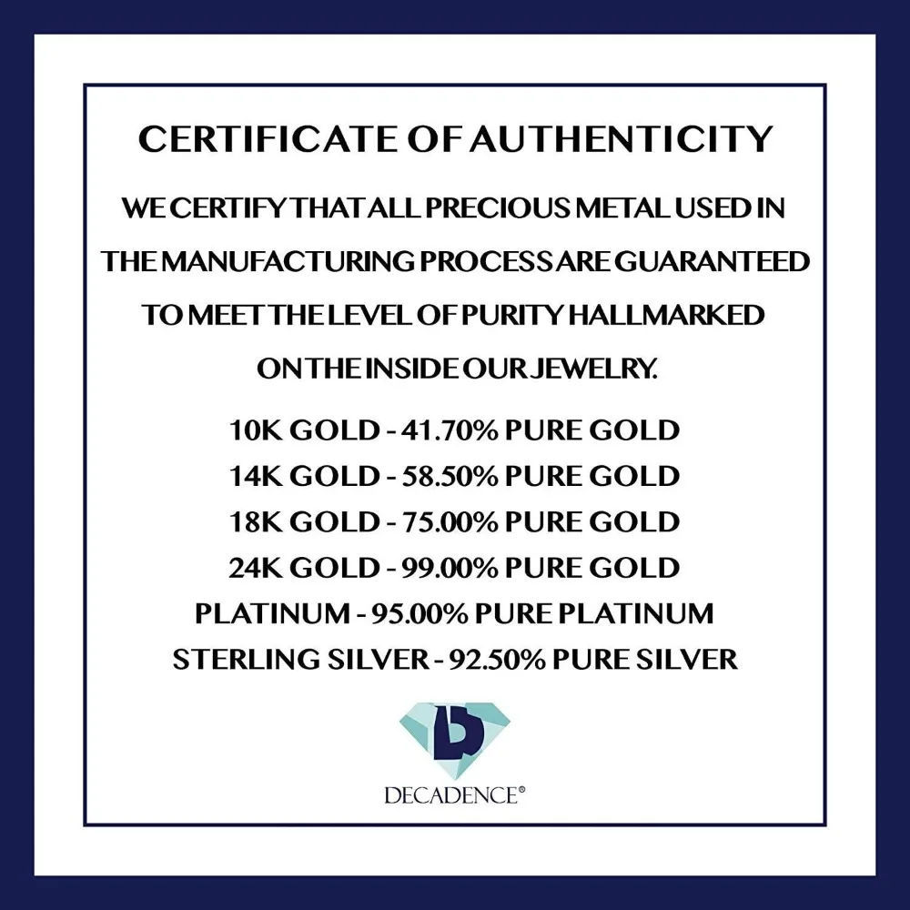 أقراط مرصعة بالأحجار الكريمة الأصلية مقاس 6 مم من الذهب عيار 14 قيراط للنساء - خيارات من الذهب الأصفر والأبيض أو الوردي