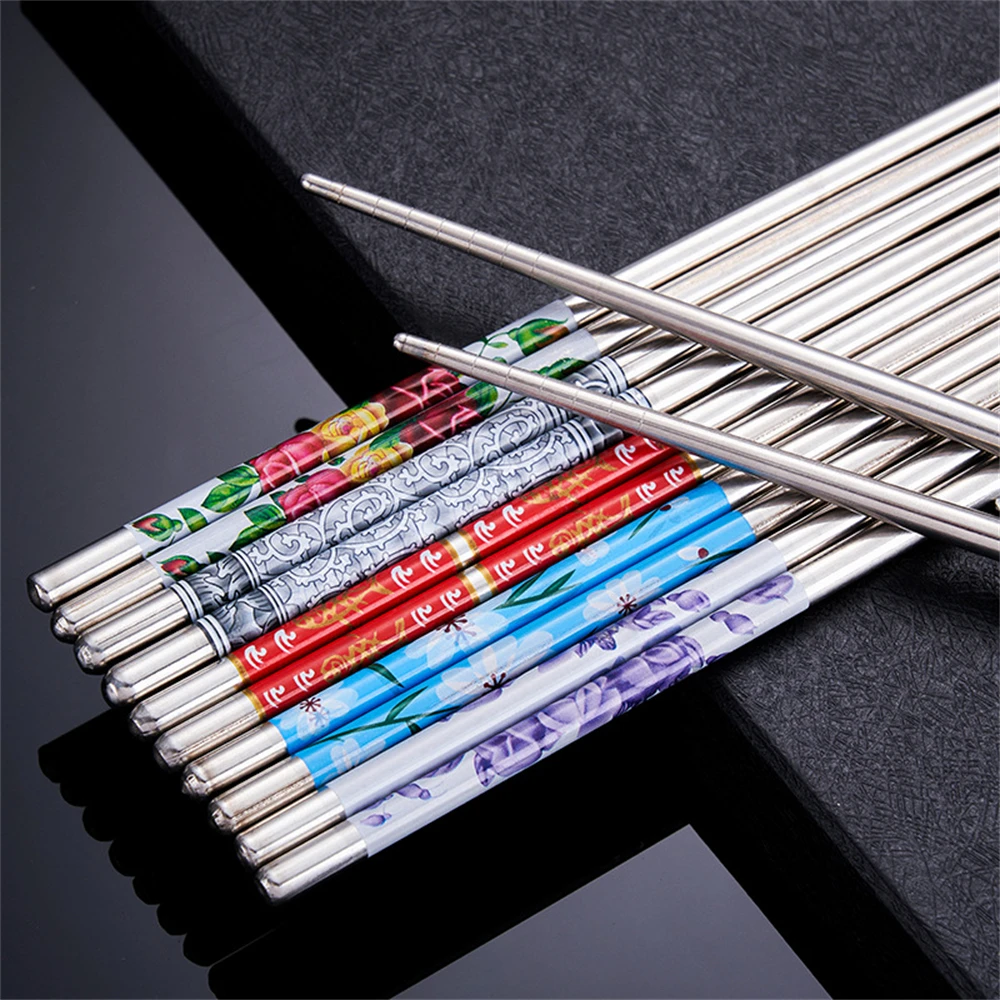 Non-slip Chopsticks Sleek Design Easy To Clean Approximately 16g Dishwasher Safe 5 Options Available Food Grade Material Durable