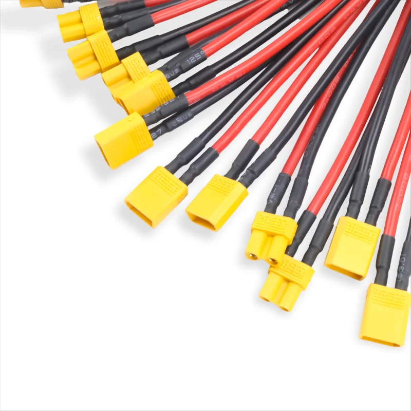 العلامة التجارية الجديدة 2/6 قطعة XT30 ضفيرة التوصيل ذكر/موصل سالب مع 10 سنتيمتر 16AWG المعلبة سلك كابل ل RC يبو بطارية FPV الطائرة بدون طيار شاحن