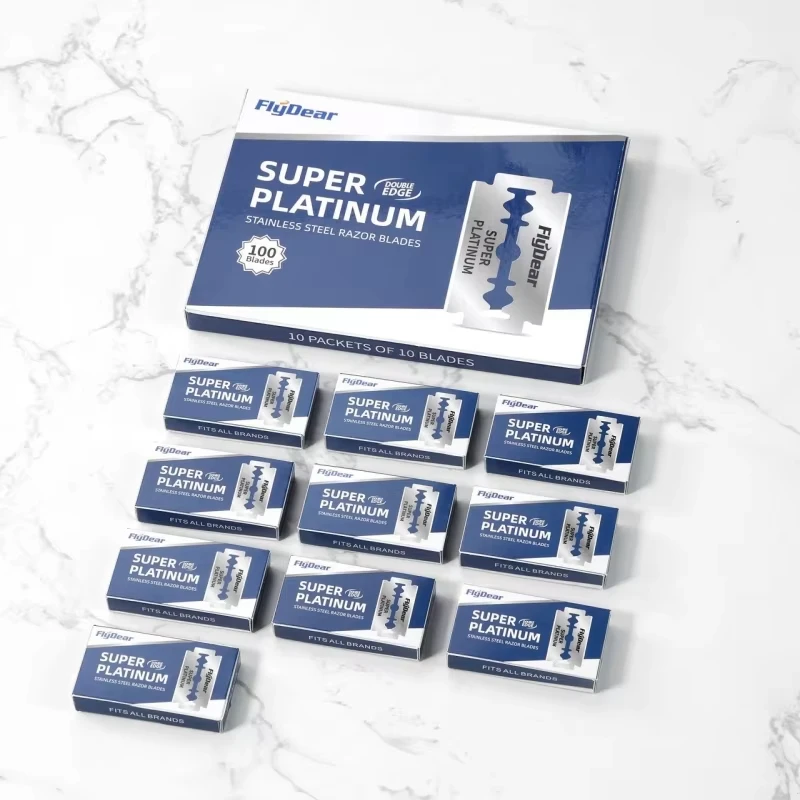 

Safety Razors Blades Stainless Steel Men's Classic Double Edge 10-100PCS Razor Blades For Professional Barber Hair Removal Tools