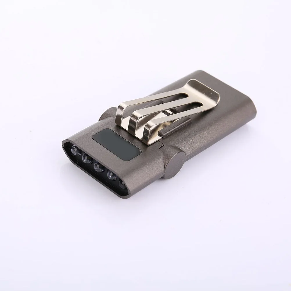 كليب على قبعة LED كشافات قابل للتعديل 0-60 درجة مصباح الصيد القابل لإعادة الشحن 3 طرق مدة طويلة LED كشافات مصباح الصيد