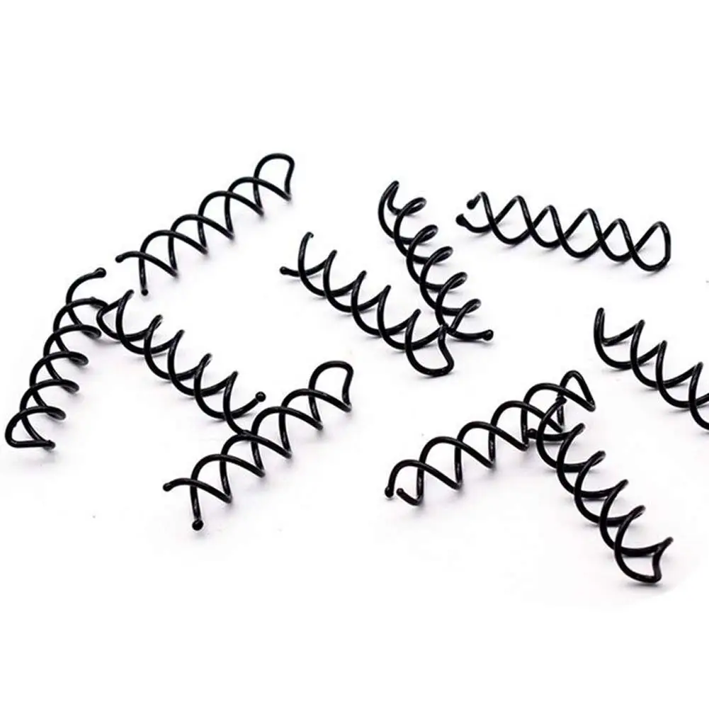 10pcs Metal Spiral Hair Pin Spin Clip Stick For DIY Twist Barrette Accesories Women Hairgrips Jewelry Hairclip Headwear Popular