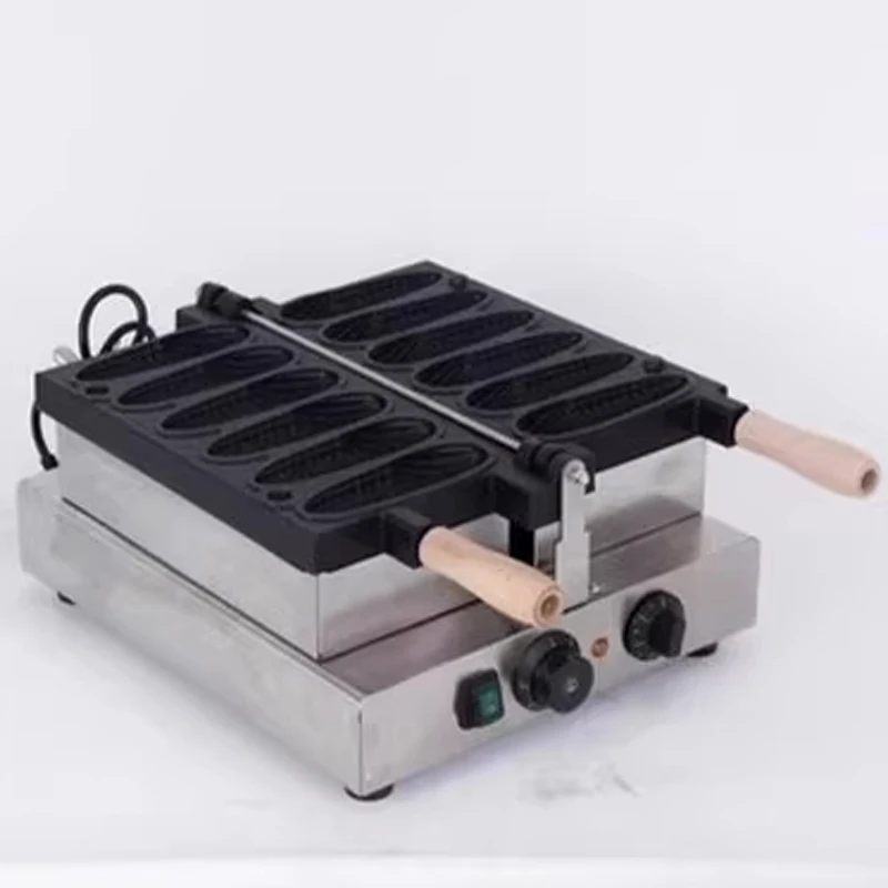 آلة حرق الذرة الكهربائية التجارية الغاز آلة عصا الذرة المقرمشة يمكن انقلبت FY-1101Y التدفئة الكهربائية صف واحد الذرة