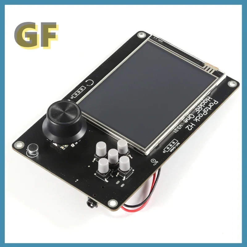 New Upgrade PORTAPACK H2 + TCXO + 3.2 inch Touch LCD Display +2000MAh Battery  For HACKRF ONE SDR