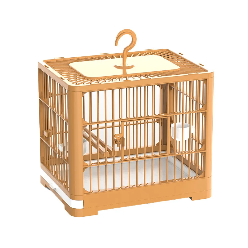 

Foldable Household Portable Carry-on Birdcage With Large Space And Good Ventilation For Parrots