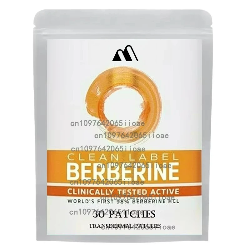 

Berberine Transdermal Patches Healthy Immune System Metabolic & Cholesterol Support -30 Patches
