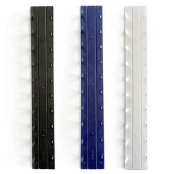2020 New Plastic Binding Clip Strip Ten-tooth Clip Strip Binding Edge Strip Black/Blue/White/