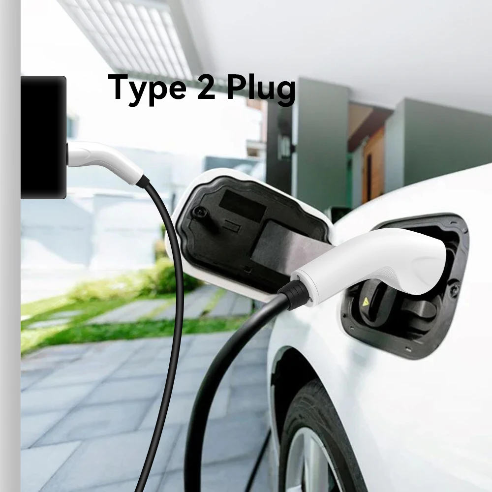 16A 32A 11kW Type 2 to Type2 EV Charging Cable IEC 62196-2 Electric Car Charging Cord for Electric Vehicles Car Cable 5m