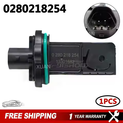 0280218254 Mass Air Flow Meters Sensor For Cadillac ELR Vauxhall Opel Astra J Corsa D Zafira Chevrolet Cruze Sonic 11301682