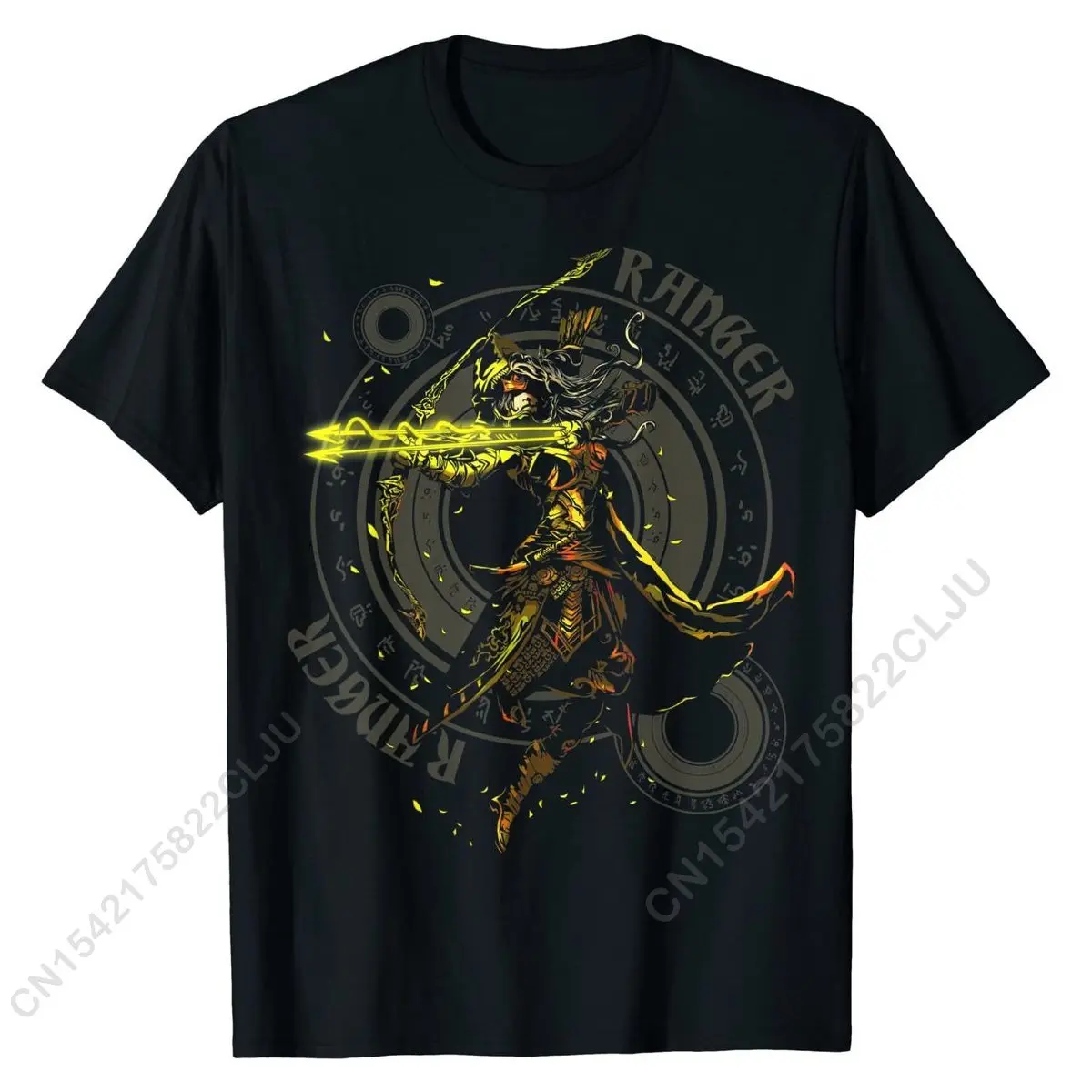 Elven Ranger Archer Awesome Roleplaying Cosplay RPG Gamers T-Shirt Wholesale Casual T Shirt Cotton T Shirts For Men Fashionable