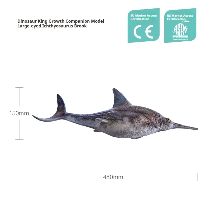 حار حقيقي ديناصور الملك نموذج 12 رفيق النمو عمل الشكل Ophthalmosaurus ثابت نماذج للحيوانات لعبة Ornamaent الزخرفية