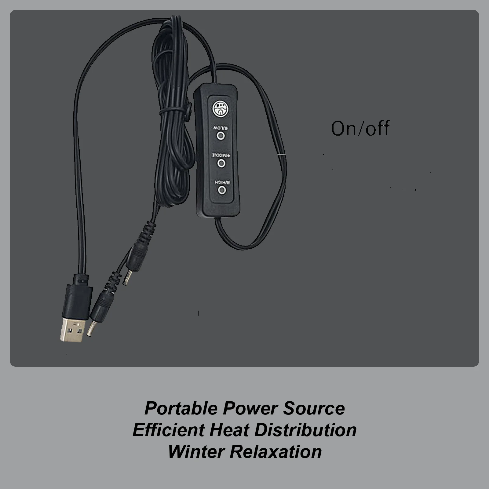 

Мотоциклетные перчатки с подогревом, USB-разъем, грелка для рук, вязаные теплые спортивные уличные перчатки с подогревом, три настройки температуры для мужчин