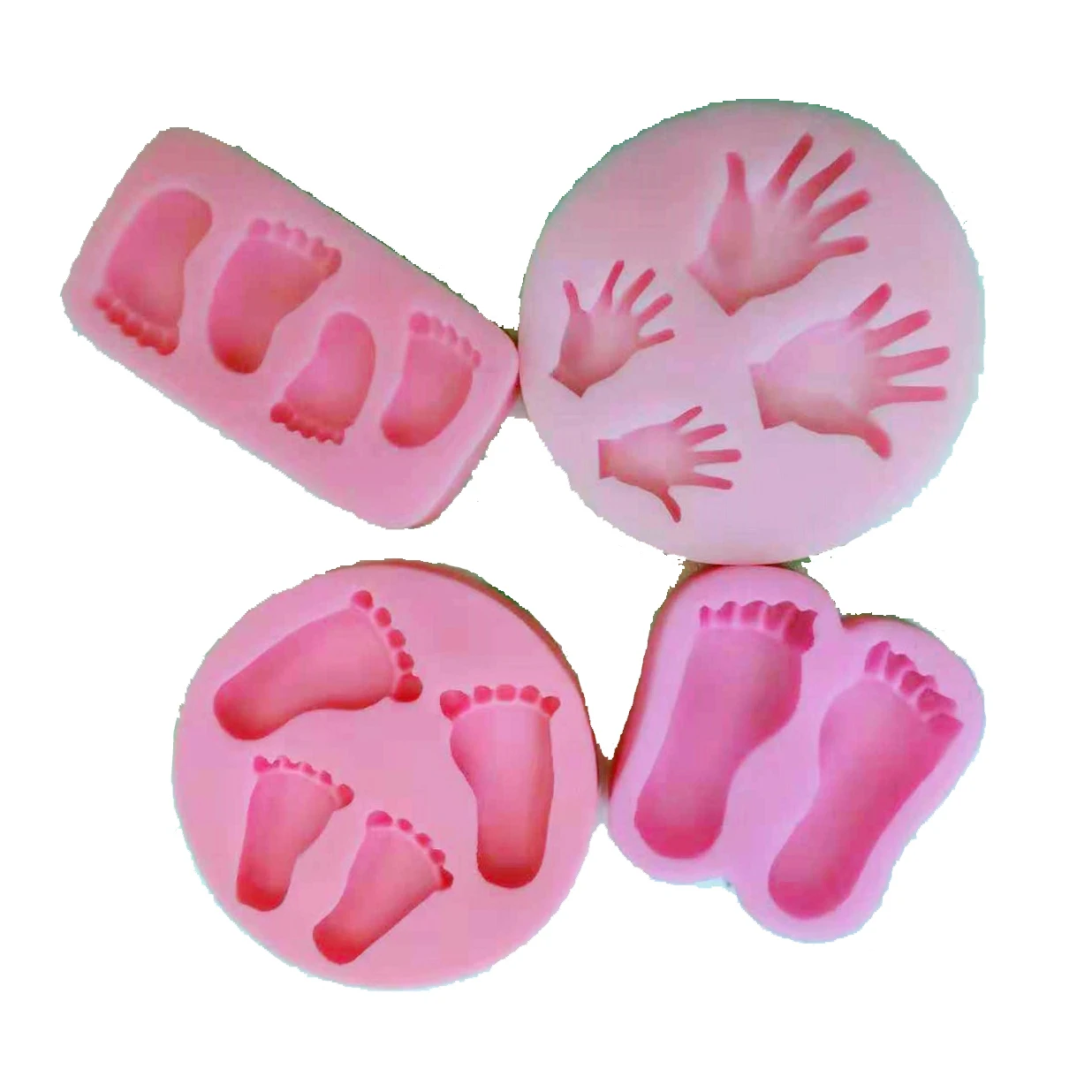 Palm Suspension Foot Cooking Tools Fondant Silicone Mold Fro Baking Chocolate  Of Cake Decorating Candy