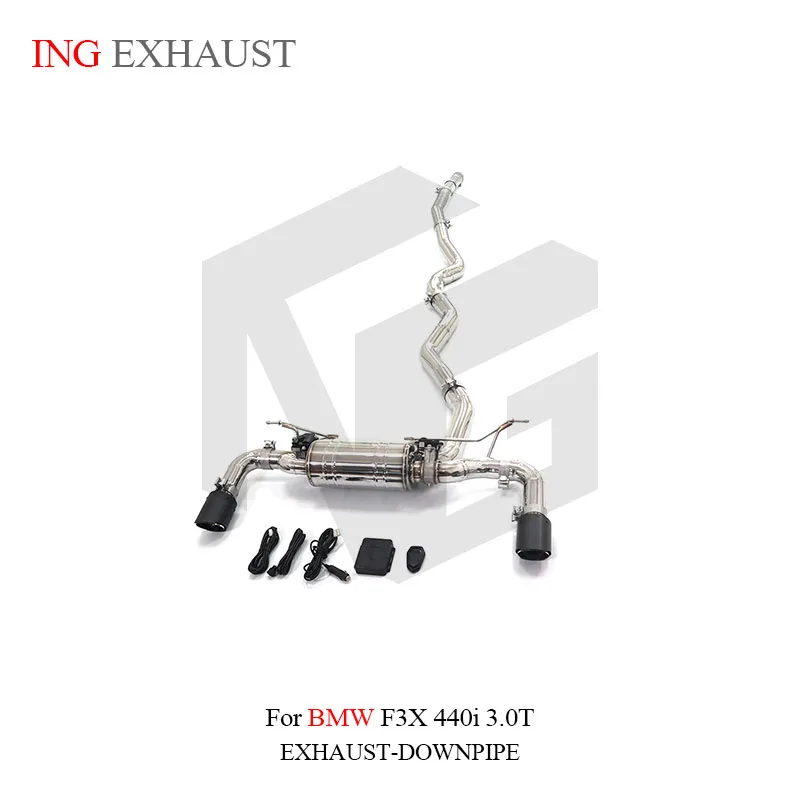 

For BMW F3X 440i 3.0T ING Exhaust System Stainless Steel Performance Catback Muffler With Valve