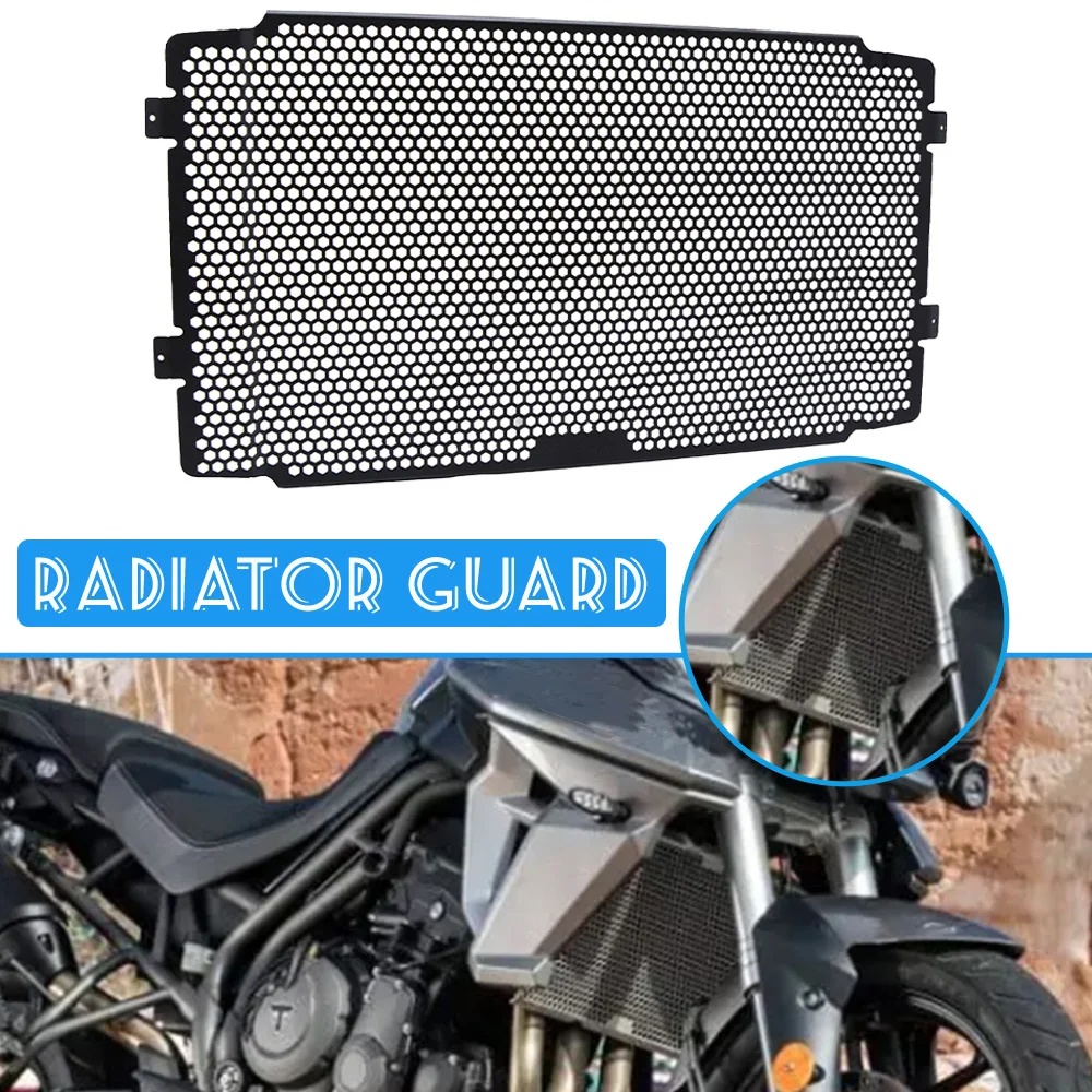 

For Tiger 800 XR XC XRT XRX XCx XCA Tiger800XR 800XR 2015-2019 Motorcycle Radiator Guard Grille Cover Fuel Tank Protector