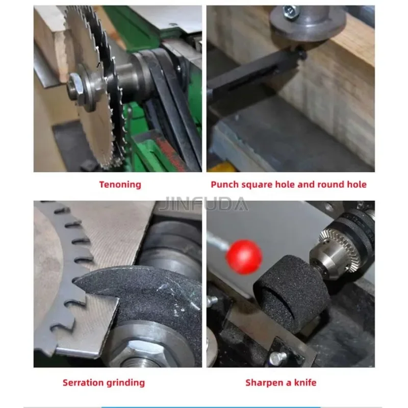 Многофункциональный бытовой промышленный строгальный станок для сверления пильных досок, строгальный станок с круглыми отверстиями, электрический строгальный станок, толщина строгального станка