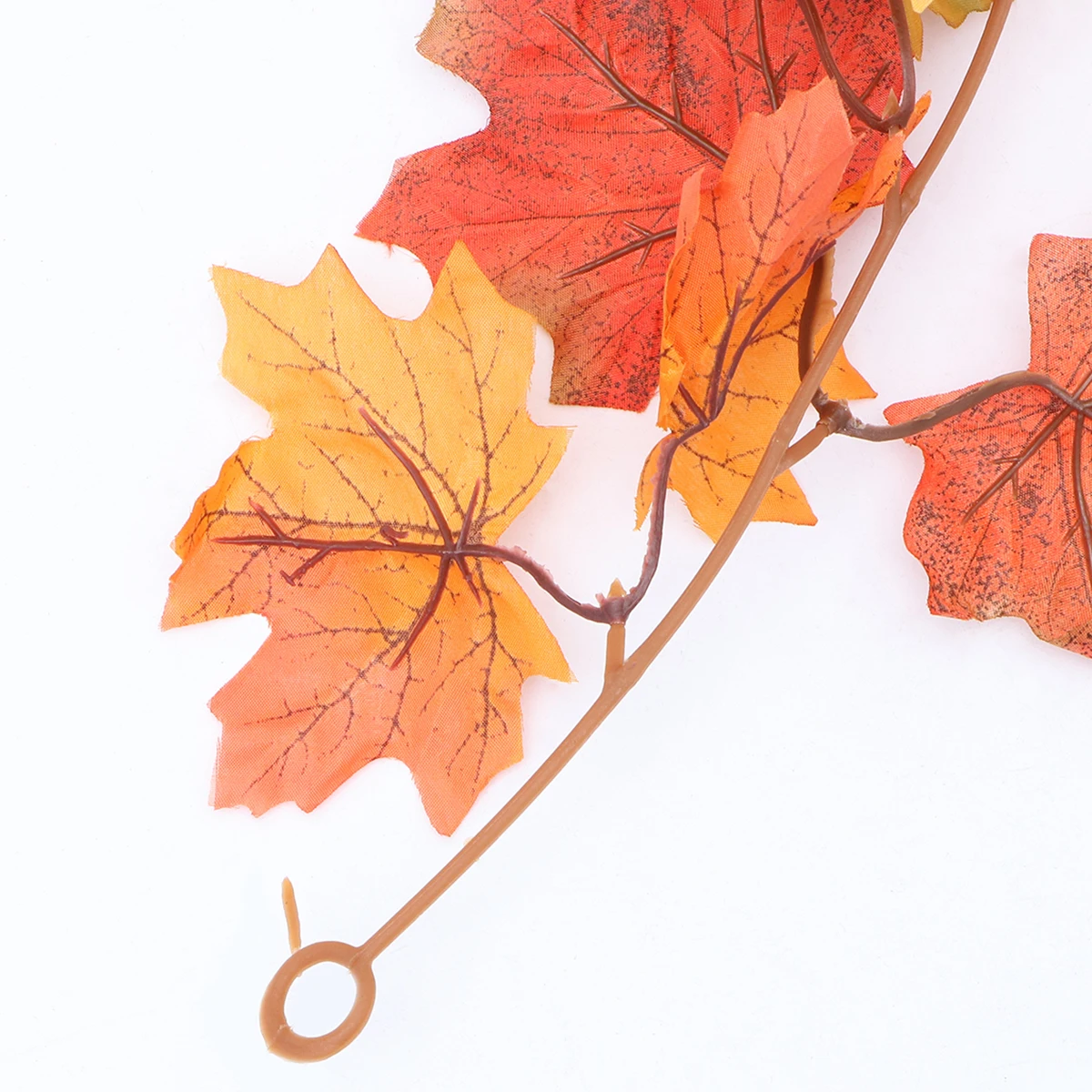 

1pc Artificial Maple Rattan Decoration Leaves Garland Home Party Wedding Fence Thanksgiving Gift Simulation Plant Vine