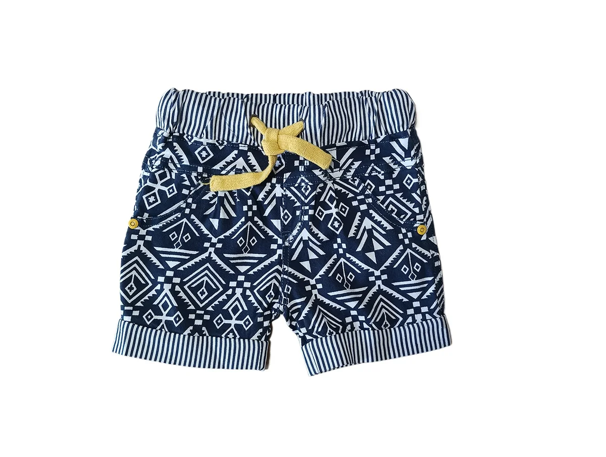 Kids shorts for boys and girls summer easy matching patterned totem cotton