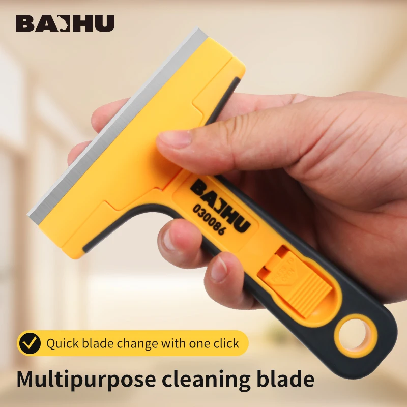 BAIHU مجرفة التنظيف متعددة الوظائف المحمولة المطبخ تنظيف سكين مجرفة أداة إزالة لاصق تنظيف الجمال التماس مكشطة