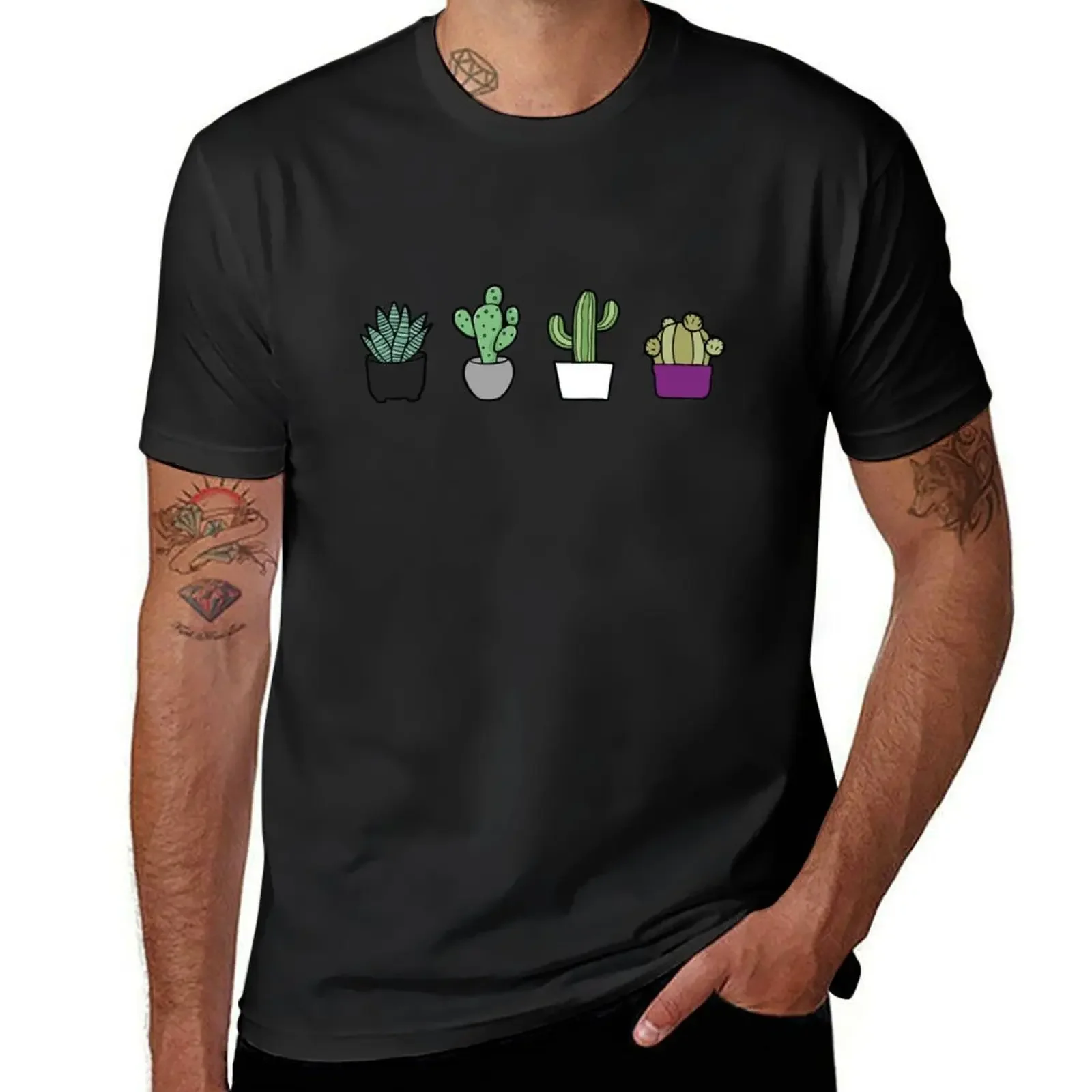 

Ace Asexual Cactus Set Gift, Proud Asexual, Demisexual Greysexual Gender Identity Pride, Asexual Couple Matching Asexual T-Shirt