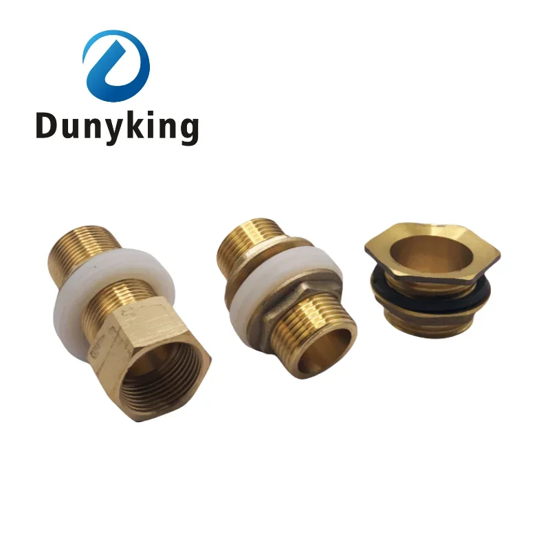 1 Stuks Koperen Watertank Connector 1/2 "3/4" 1 "Bsp Mannelijke Messing Pijp Losse Sleutel Draaibare Fittingen Moer Jointer