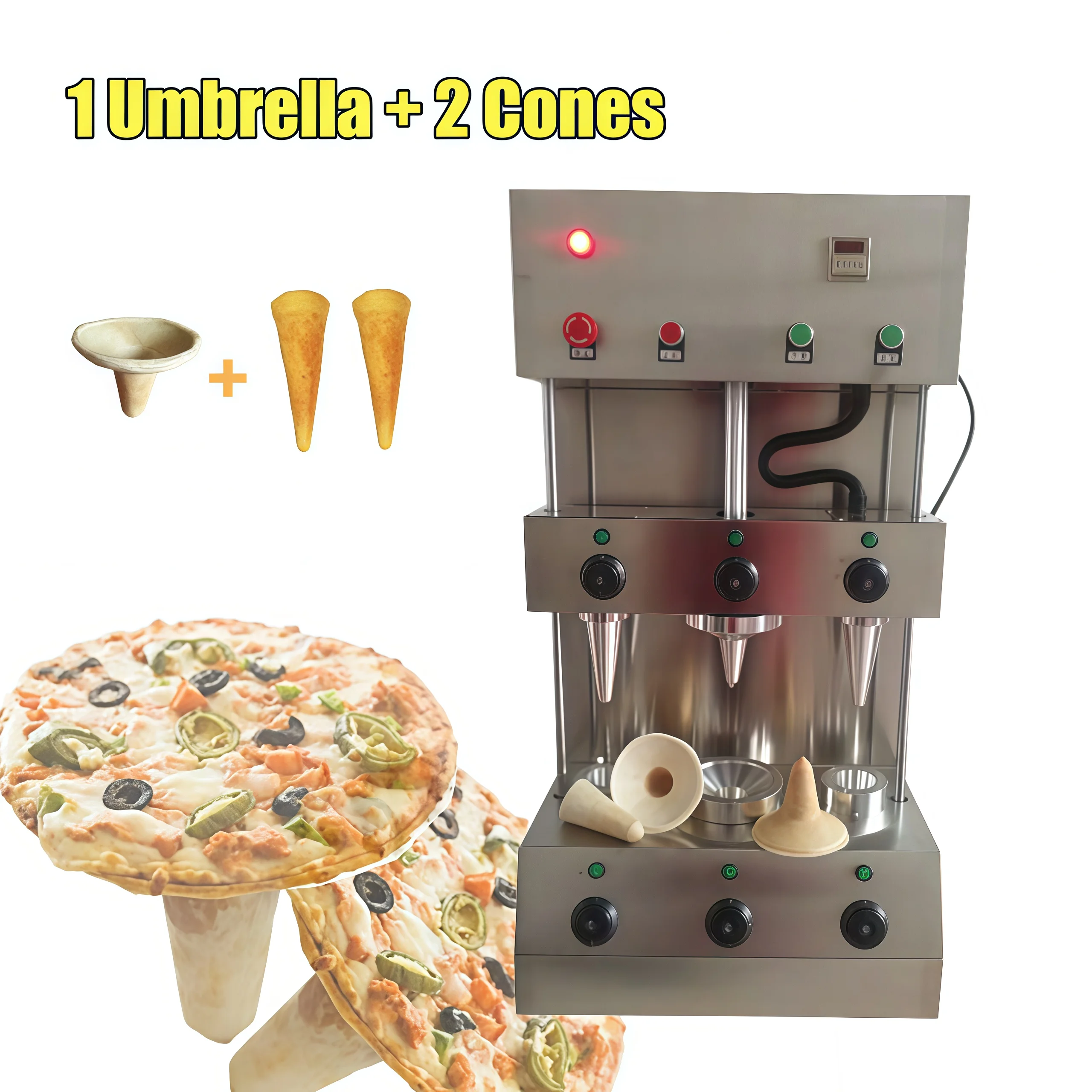 Shape Size Custmizable Rotary Pizza Cone Oven Making Machine Warmer Production Line Food Processing Machinery Parts Best Price