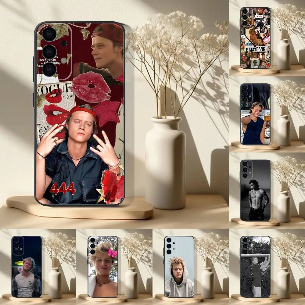 

JJ Maybank Rudy Phone Case For Samsung S25,S24 Ultra,S20,S30 plus,S22 Plus,S23,Ultra 5G Silicone Black Shell