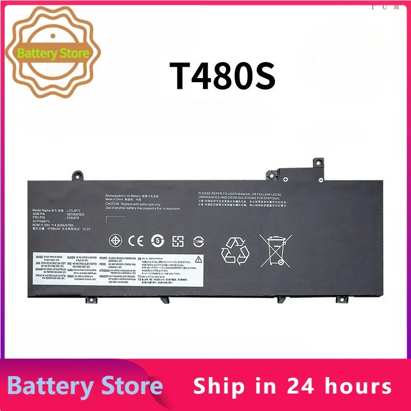 New Genuine 01AV480 SB10K97622 L17M3P71 L17L3P71 Battery For Lenovo ThinkPad T480S 01AV478 01AV479 SB10K97621 L17M3P72