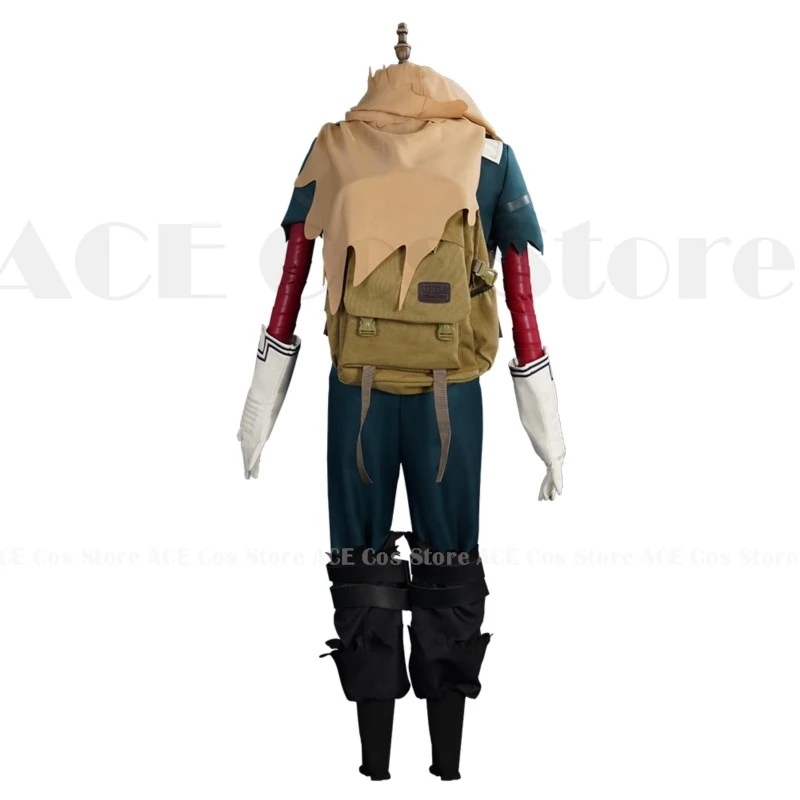 Anime My Hero Cosplay Midoriya Cosplay Izuku Costume Academia Wig Adult Men Pants Bag Coat Belt Wig Suits Halloween Costume