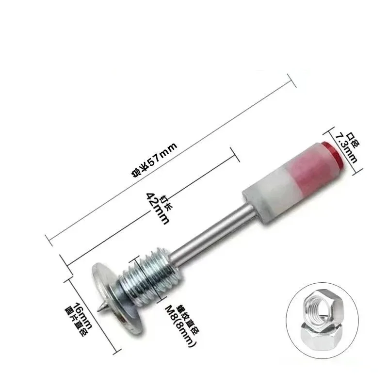Mini 7.3 Screws Gun Nails Integrated Threaded Nails Suitable for 7.3mm Cannon Nail Gun view 3