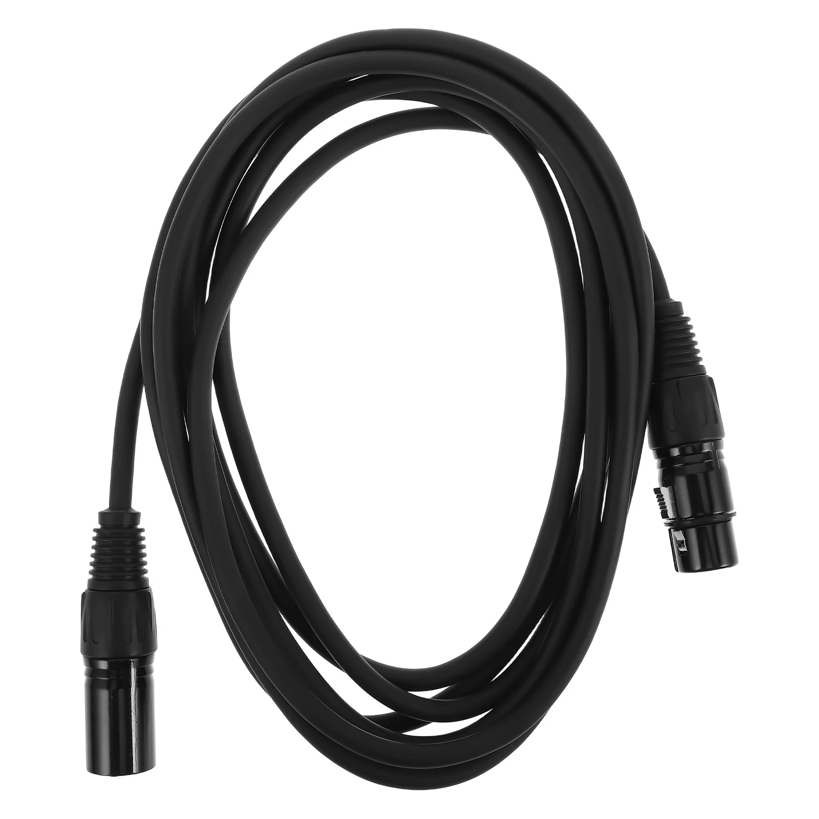 

Xlr Male To Female Microphone Cable Black Zinc Alloy Head Fully Balanced Audio Cord For Performance Monitoring Dual