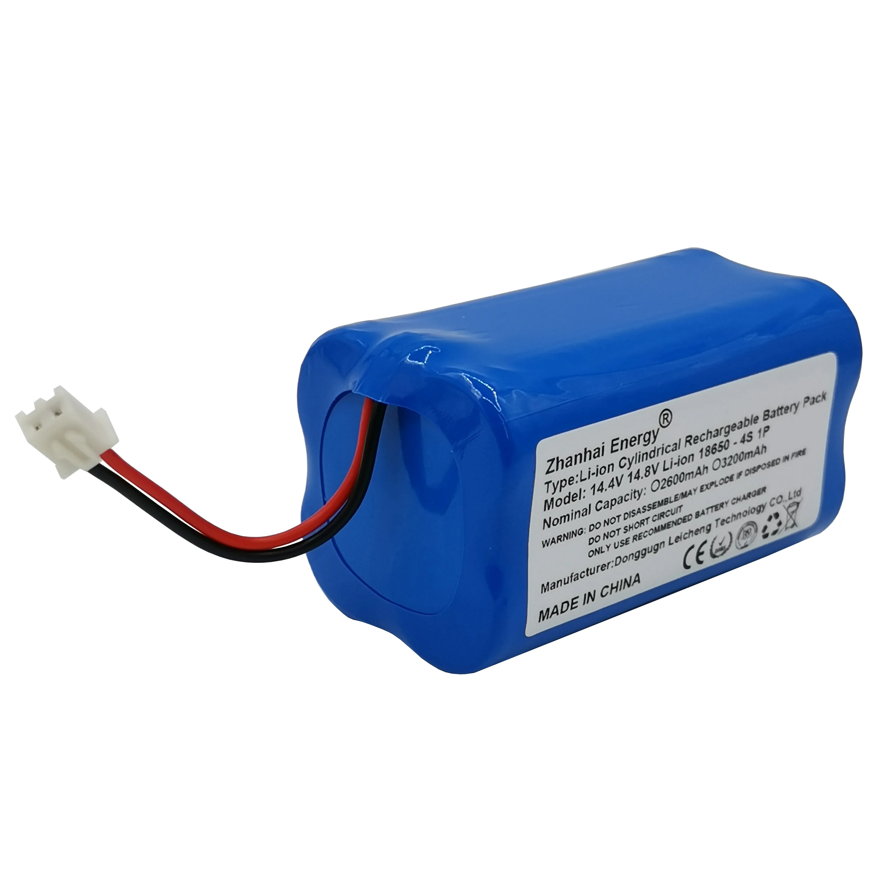 14.4V 14.8V 2600mAh 3200mAh 18650 batteria ricaricabile cilindrica agli ioni di litio 4S 1P per Robot aspirapolvere batteria di ricambio nuovo