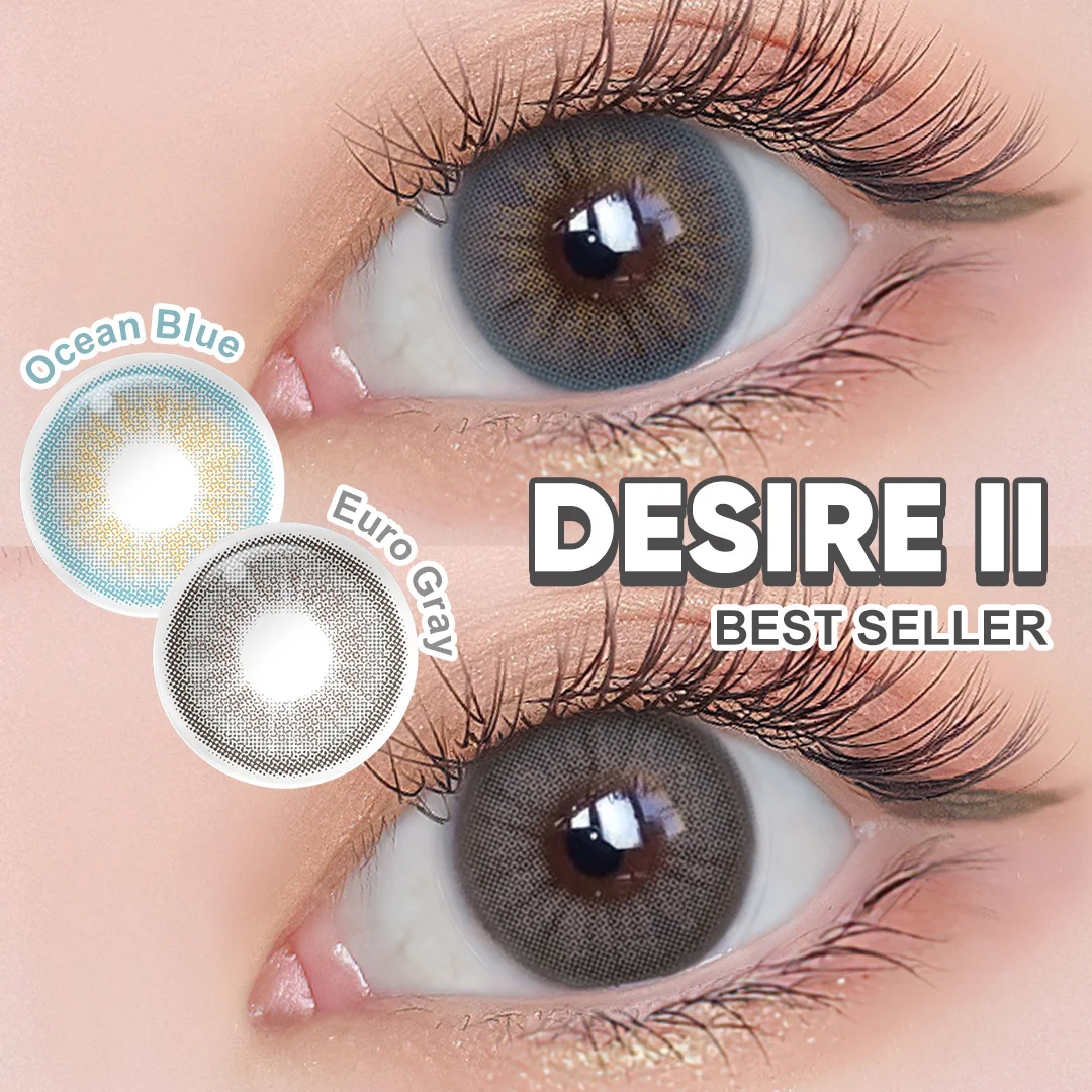 Magister Desire II Color Contact Lenses for Eyes Colored Lenses Blue Lens Beauty Pupils Eye Contacts Color Lenses 1Pair 6 Months