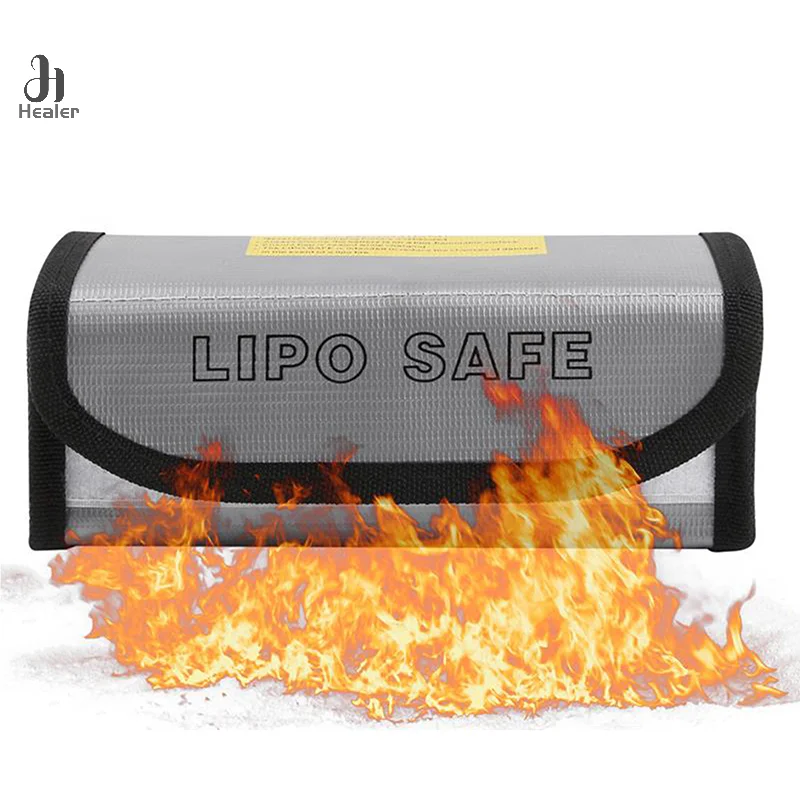 Fireproof Waterproof Lipo Battery Explosion Proof Safety Bag Fire Resistant for Lipo Battery FPV Racing Drone RC Model